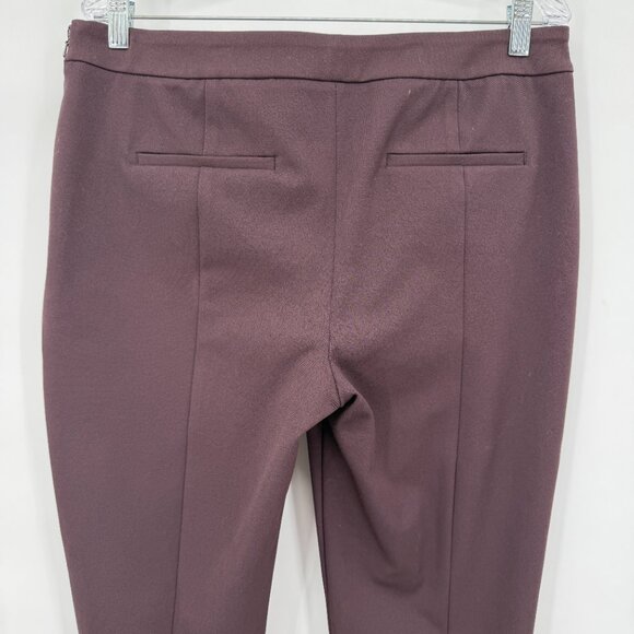 Reiss Plum Burgundy Tailored Slim Ankle Pants – Women’s US 10 - Picture 5 of 13